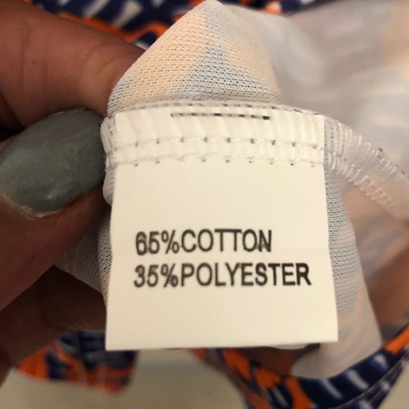 Blue and Orange Fashion Dress Size L - Picture 6 of 6